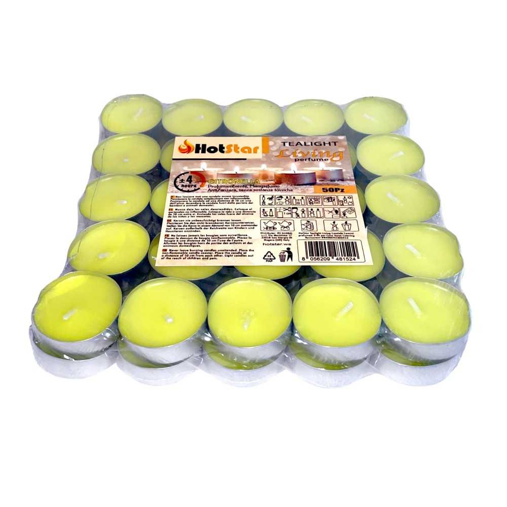 HotStar Living Tealight Citronella Candles 4h 50Pcs