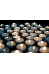 HotStar Lumini Tealight Unscented Candles 4h 50Pcs White Made in Italy