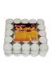 HotStar Lumini Tealight Unscented Candles 4h 100Pcs White Made in Italy