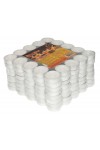 HotStar Lumini Tealight Candele Non profumati 4h 200Pz Bianco Made in Italy