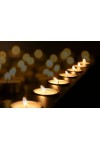 HotStar Lumini Tealight Candele Non profumati 4h 200Pz Bianco Made in Italy