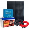 12V 150W RV/Boat Kit + 100Ah AGM + 75/15 MPPT SmartSolar + Cable Kit