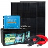 12V 300W RV/Boat Kit + 2 LiFePO4 100Ah + MPPT 100/30 SmartSolar + Cable Kit