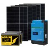 Impianto Fotovoltaico 24V 2kW Kit Off Grid Baita Casa con Inverter 3kVA Batteria LiFePO4 2560Wh