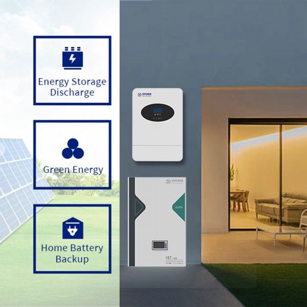 48V 5.74kWh Photovoltaic Kit with 6.2kVa Inverter 5.12kWh Battery