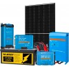 Pannello Solare Fotovoltaico 12V 420W Kit Fotovoltaico G1+ Camper Barca All-in-One Accumulo 2560Wh Inverter 1200