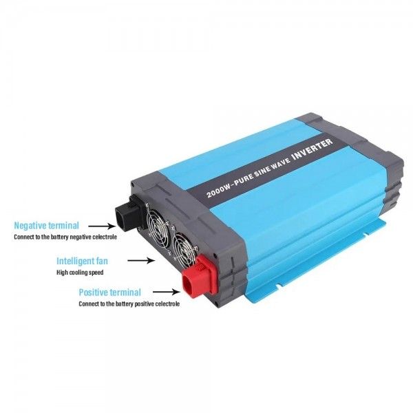 TopSolar 2000W 4000W 12VDC 230V AC Pure Sine Wave Inverter