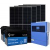 Impianto Fotovoltaico OffGrid Kit 24V 1,6kW Inverter 3,6kW e Batterie LiFePo4 3.84Kwh