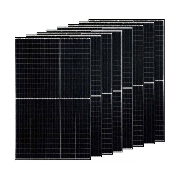 24V 3.28kW Photovoltaic Kit with 3.6kW Inverter 7.17Kwh LiFePo4 Batteries