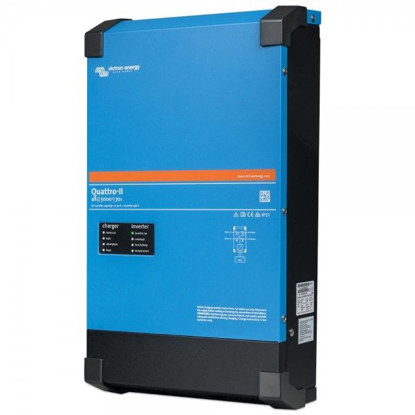 Victron Quattro II 48/5000/70-50 Inverter 48V 5kW con Carica Batterie 48V 70A