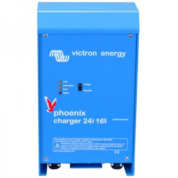 Victron Phoenix 24/16 Battery Charger 24V 16A 2 Outputs + 1 4A for 100/200Ah batteries