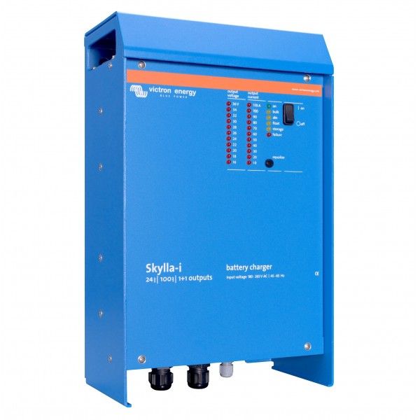 Victron Skylla-i 24/100/2 Caricabatterie 24V 100A due uscite 100A + 4A banco batterie 500/1000Ah